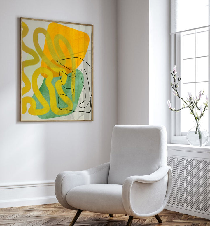 Bright and vibrant, PAINTED LINES VIII KOPIE, ABSTRACT PAINTINGS transforms your space with modern elegance.