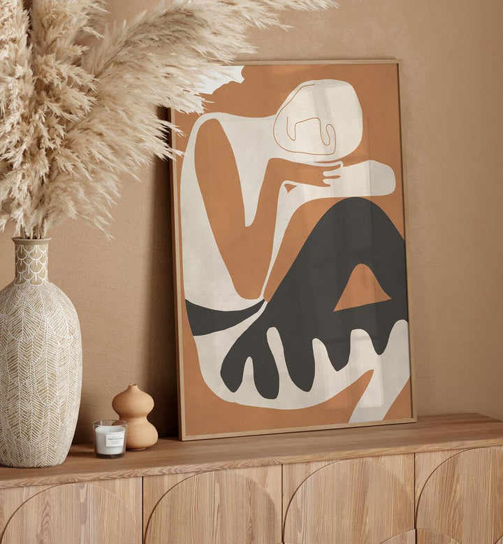 Stunning ABSTRACT ART FIGURE, BOHO ART PAINTINGS elevating your space with eclectic charm and vibrant bohemian vibes.