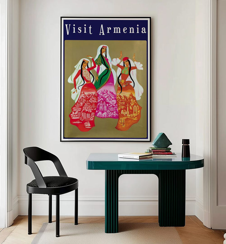 Explore the beauty of ARMENIA with our vibrant VINTAGE TRAVEL POSTERS, perfect for enriching your home decor.
