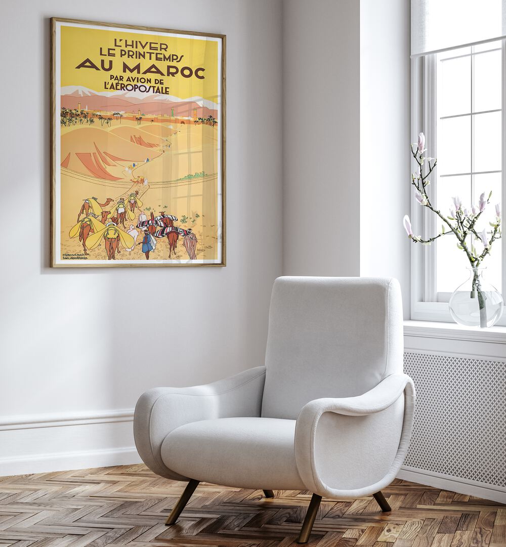 Classic AVIATION AEROPOSTALE VINTAGE TRAVEL POSTERS bring nostalgia and charm to any space, celebrating air travel history.