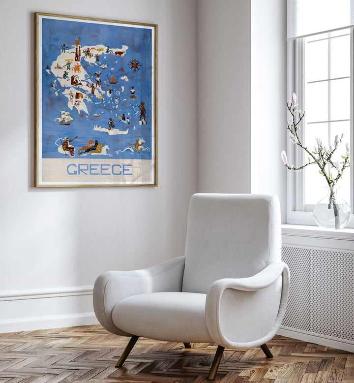 GREECE III, VINTAGE TRAVEL POSTERS beautifully enhance your space with Greece's stunning landscapes and rich heritage.
