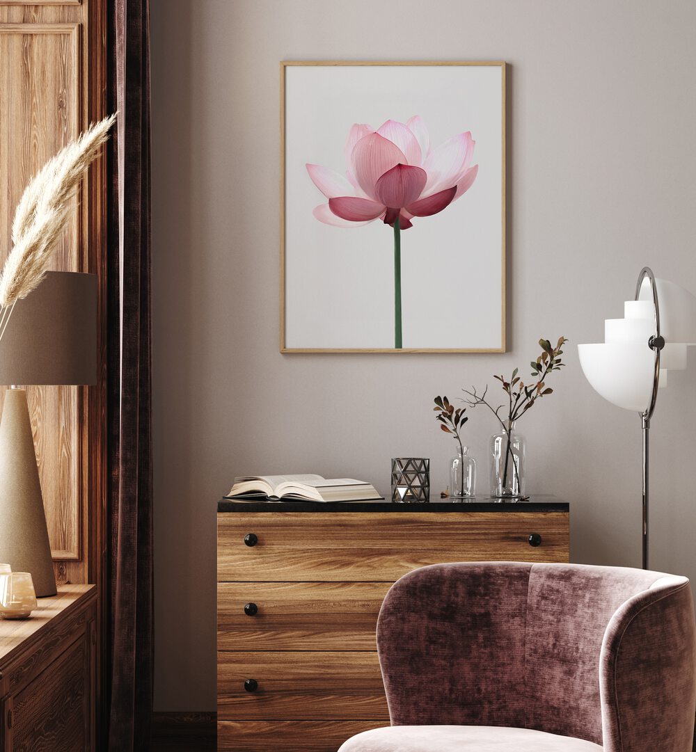 Elegant LOTUS FLOWER, FLORAL FLOWER PAINTINGS add serenity and beauty to your home or workspace decor.