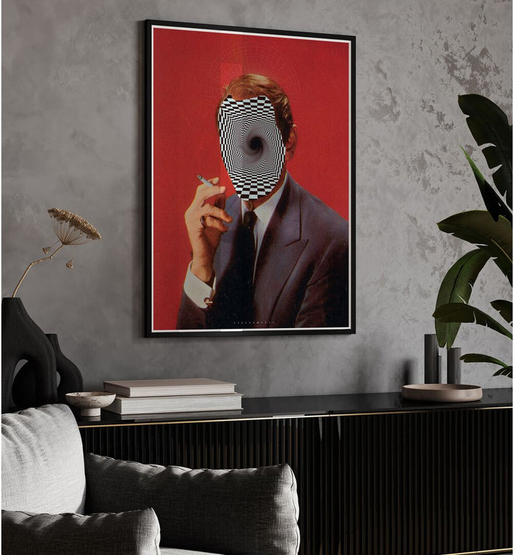 Stunning MONOTONE, SURREAL ART PRINTS by Space Rocket Art, perfect for transforming your space with unique style.
