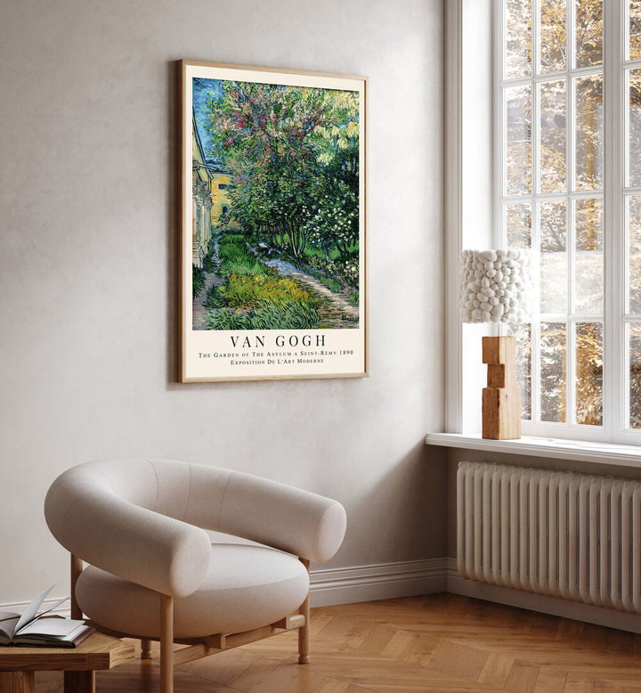 WHISPERS OF SOLITUDE: THE GARDEN OF THE ASYLUM 1890 , VINTAGE PAINTINGS