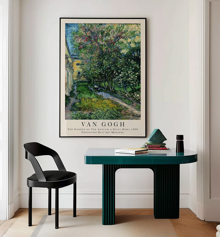 WHISPERS OF SOLITUDE: THE GARDEN OF THE ASYLUM 1890 , VINTAGE PAINTINGS