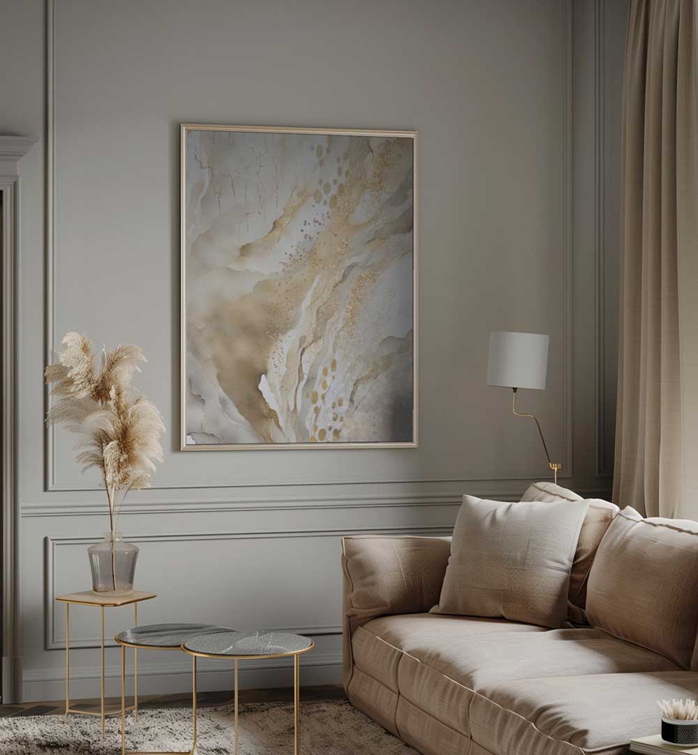 GOLD MARBLE , BOHO ART PAINTINGS