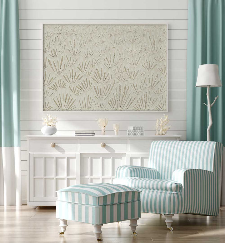 Elevate your decor with CALMING ESSENTIALS I, PATTERN ART PRINTS, perfect for a tranquil living space.