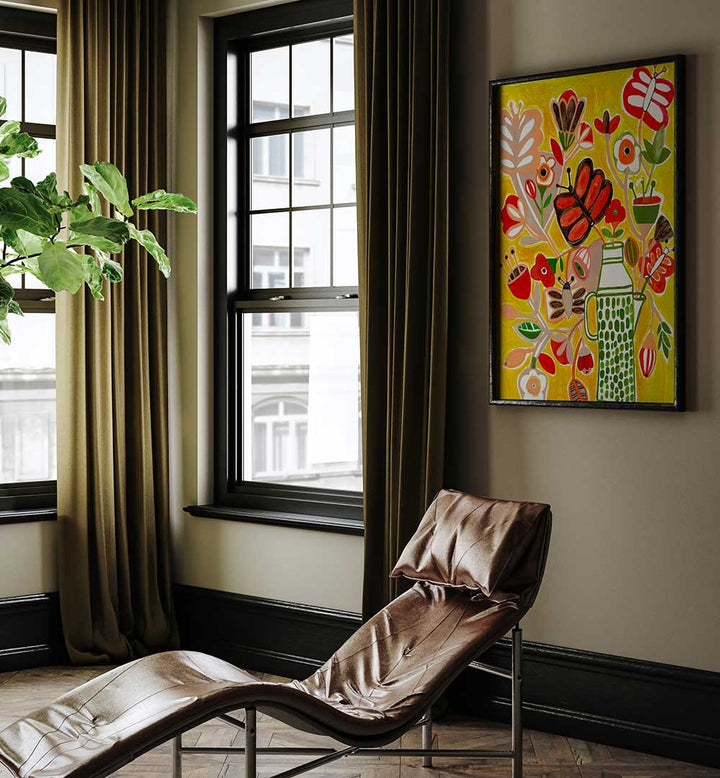 FLOWERS AND BUTTERFLIES , FLORAL FLOWER PAINTINGS