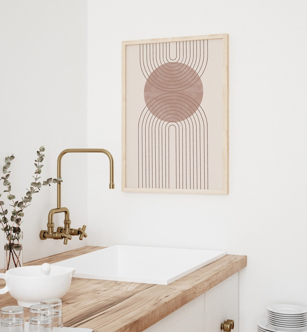 Stylish ARCH COMPOSITION V, BOHO ART PAINTINGS from The Miuus Studio, enhancing contemporary living spaces.