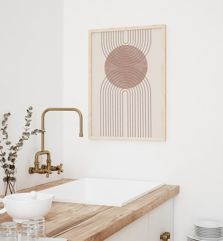 Stylish ARCH COMPOSITION V, BOHO ART PAINTINGS from The Miuus Studio, enhancing contemporary living spaces.