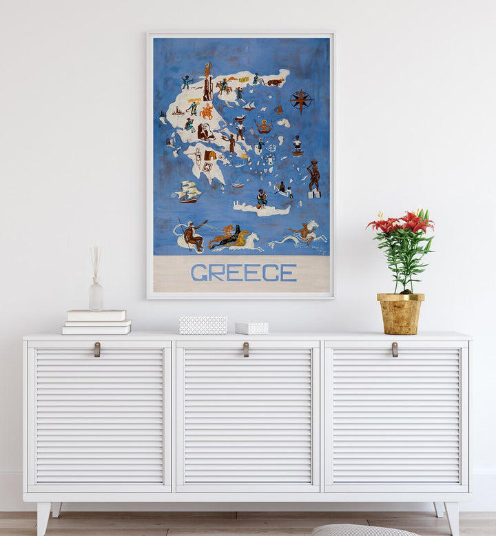 GREECE III, VINTAGE TRAVEL POSTERS showcase Greece's beauty and charm, perfect for transforming your space.