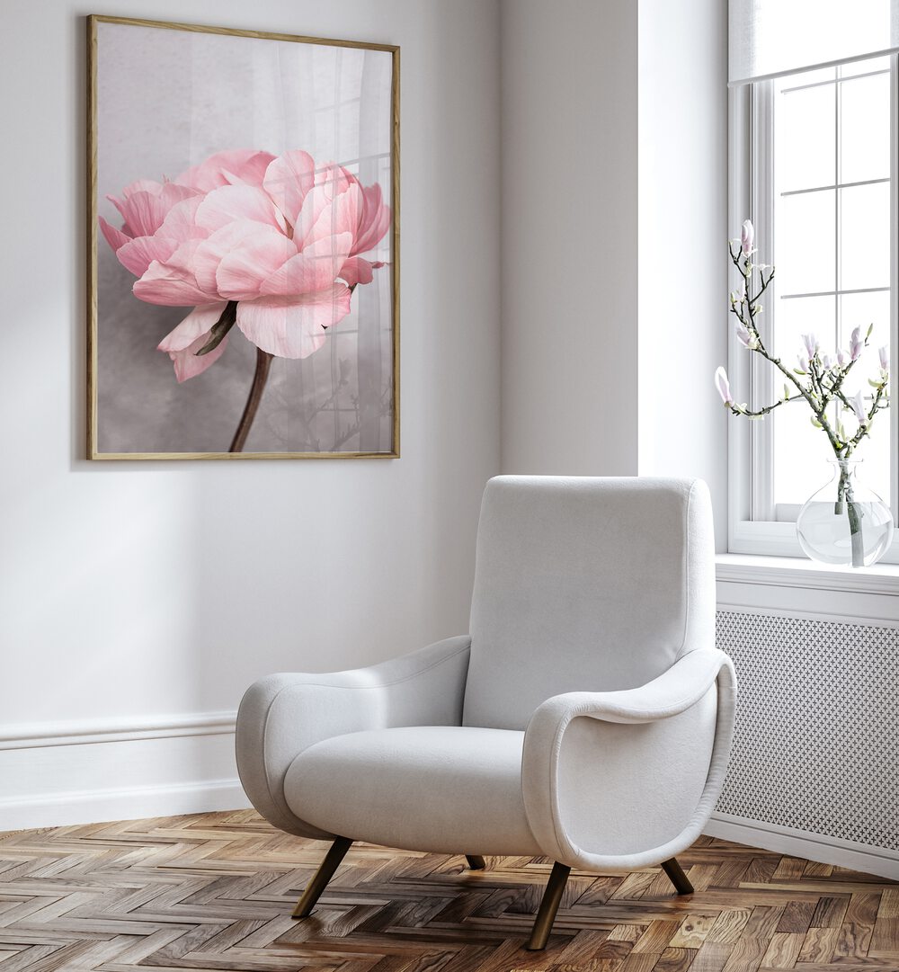 Delight in this PEONY, FLORAL FLOWER PAINTINGS artwork, perfect for enhancing any living space with vibrant beauty.