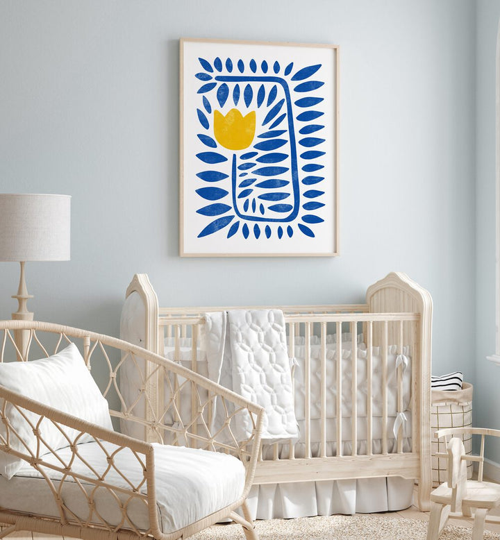 Brighten your space with the YELLOW TULIP HARMONY, FLORAL FLOWER PAINTINGS, showcasing vibrant tulips and elegant design.