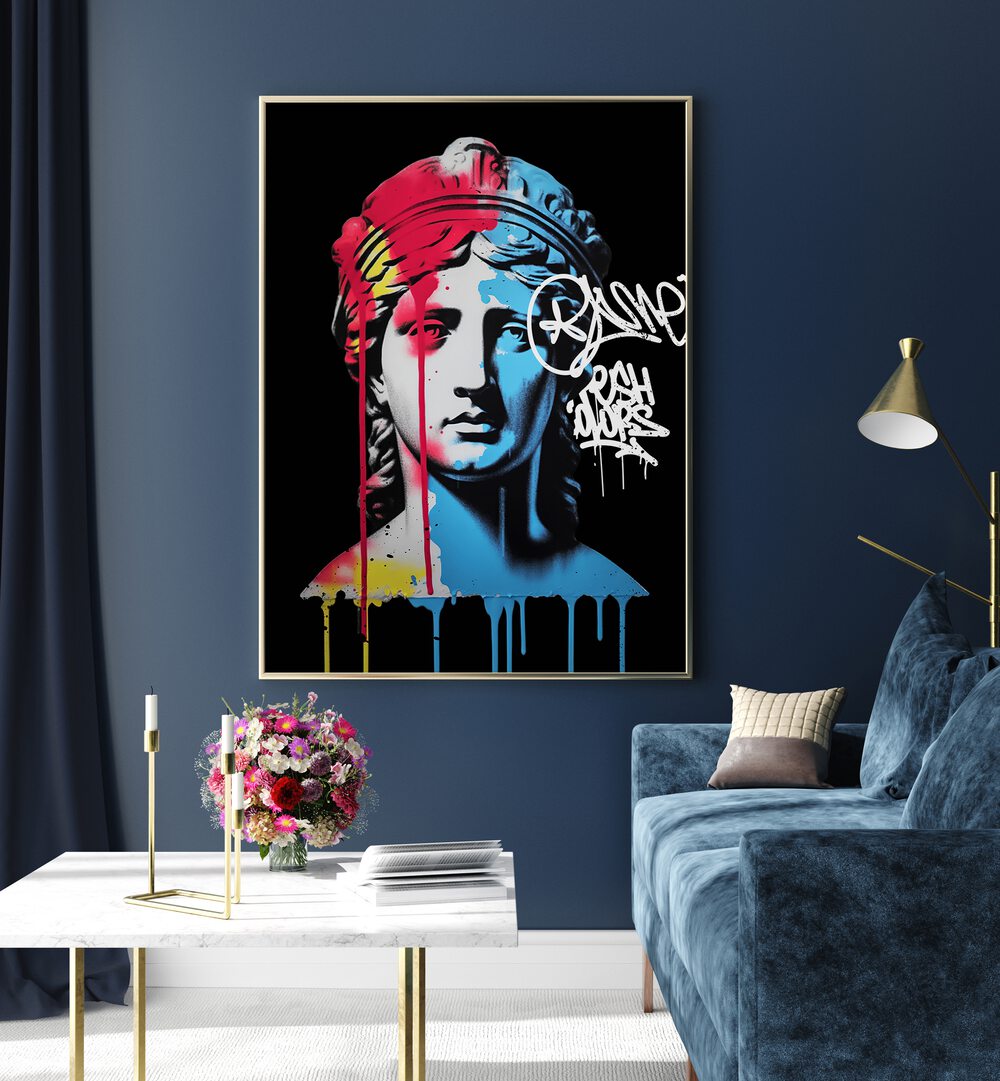 VANDAL NEMESIS, ALTERED ART PRINTS showcase a modern twist on classic imagery, perfect for art lovers by DIKHOTOMY.