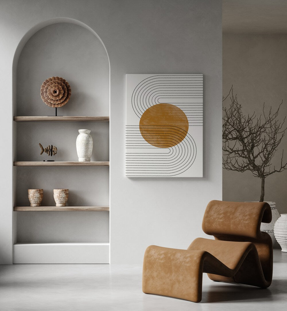 Elevate your space with ABSTRACT FLOW II, BOHO ART PAINTINGS from The Miuus Studio, showcasing modern artistic flair.