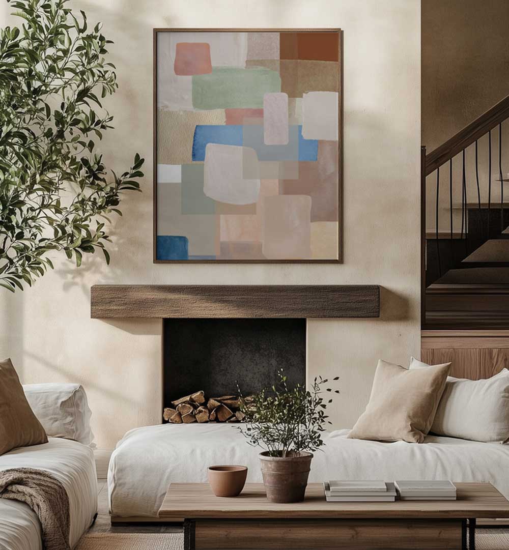 KALEIDOSCOPE III , BOHO ART PAINTINGS