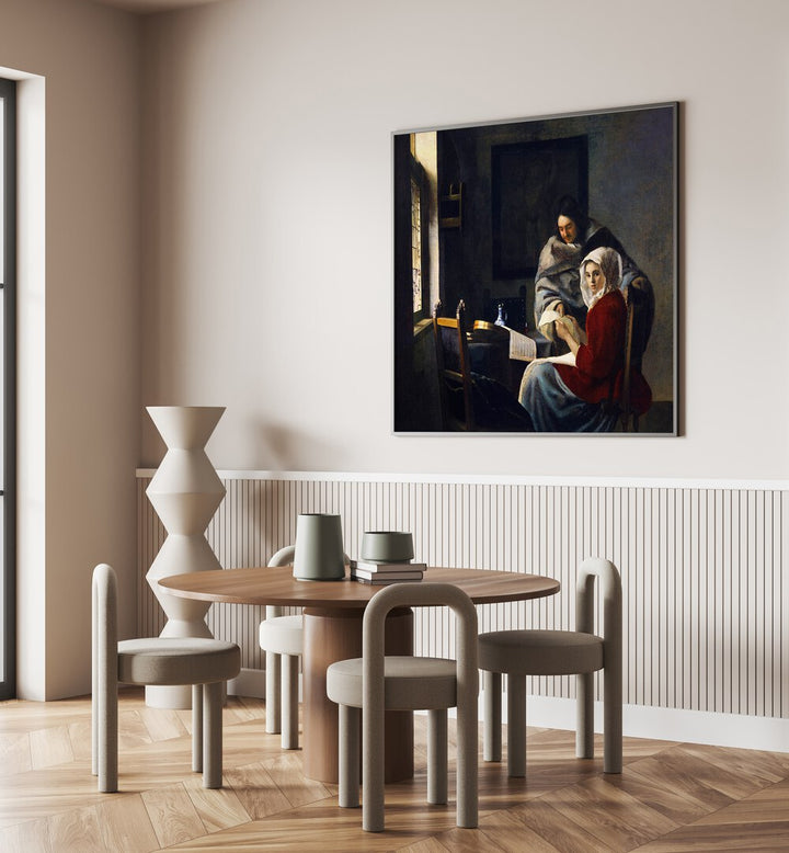 GIRL INTERRUPTED , VINTAGE PAINTINGS