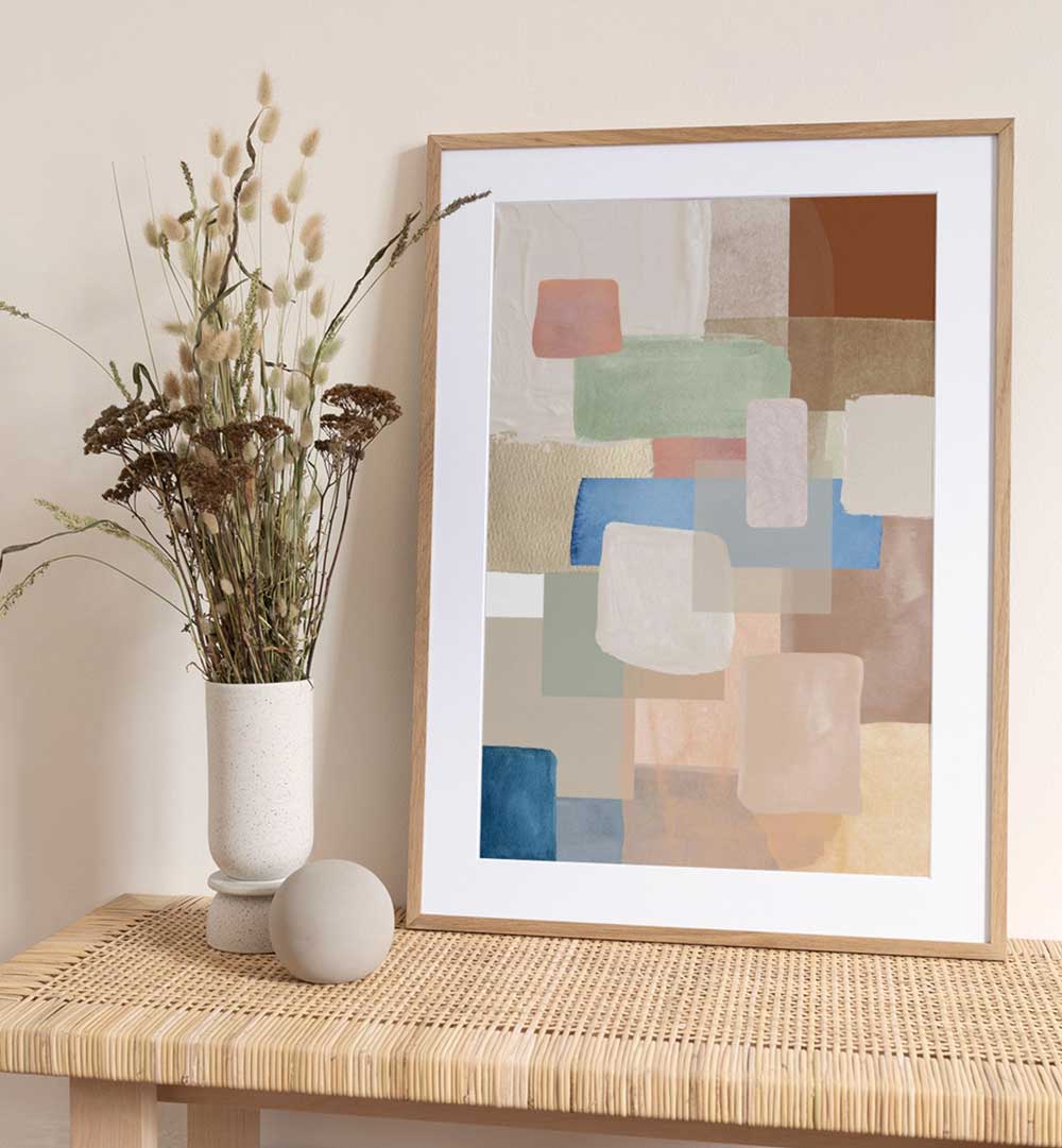 KALEIDOSCOPE III , BOHO ART PAINTINGS