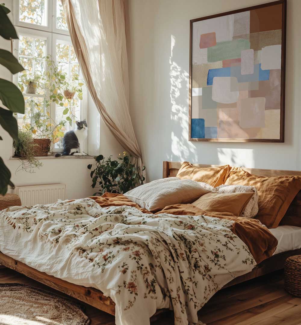 KALEIDOSCOPE III , BOHO ART PAINTINGS