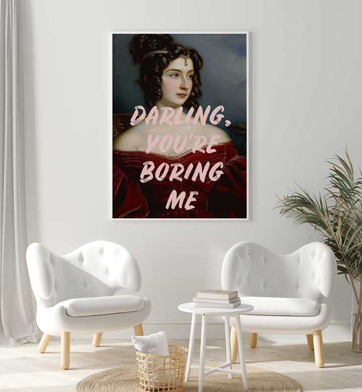 BORING ME , ALTERED ART PRINTS