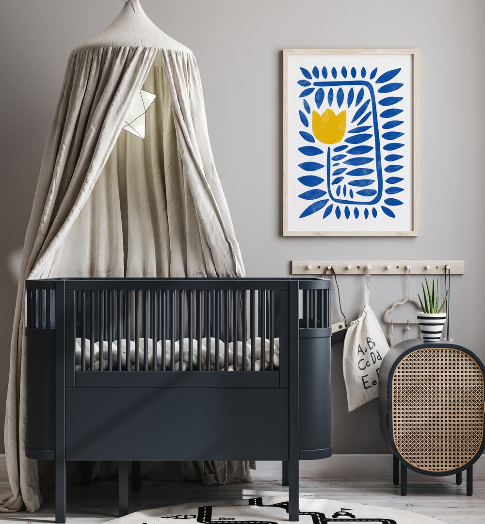 Brighten your space with YELLOW TULIP HARMONY, FLORAL FLOWER PAINTINGS, capturing joy and elegance in vibrant colors.