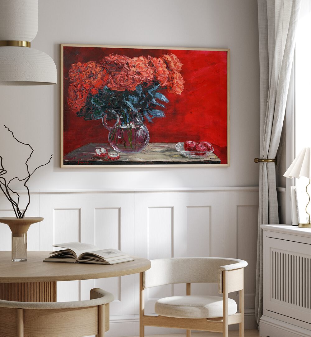 Vibrant flower scent in stunning floral flower paintings brightens any room, perfect for art lovers.