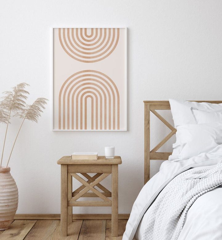 Vibrant RAINBOW LINES II, BOHO ART PAINTINGS, perfect for enhancing home decor and artistic projects.