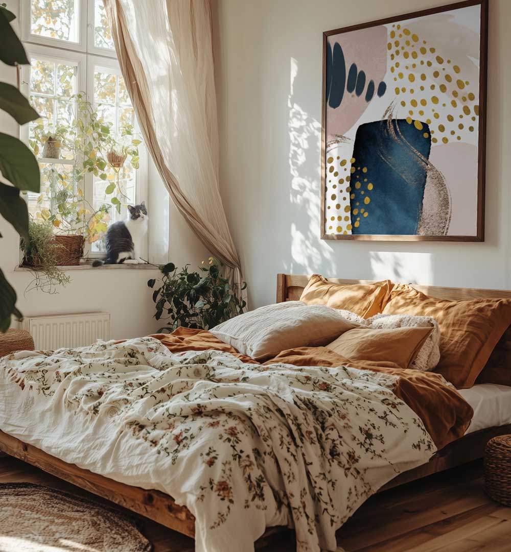 SMOOTH ABSTRACT II , BOHO ART PAINTINGS