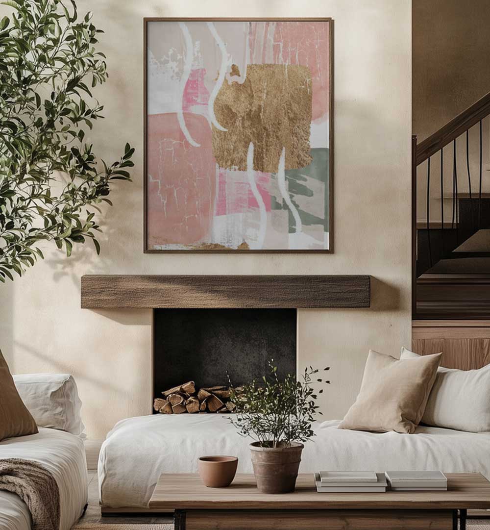 SMOOTH SUMMER I , BOHO ART PAINTINGS