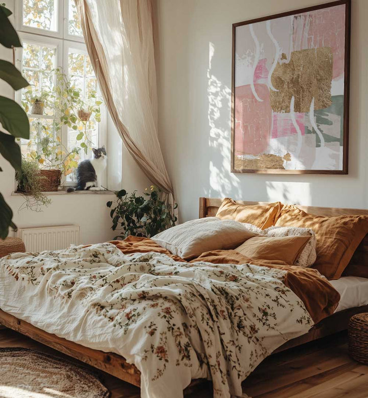 SMOOTH SUMMER I , BOHO ART PAINTINGS