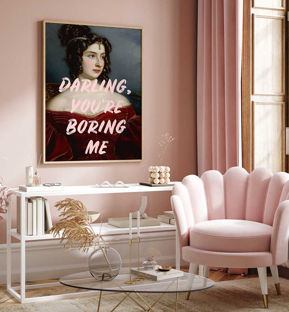 BORING ME , ALTERED ART PRINTS