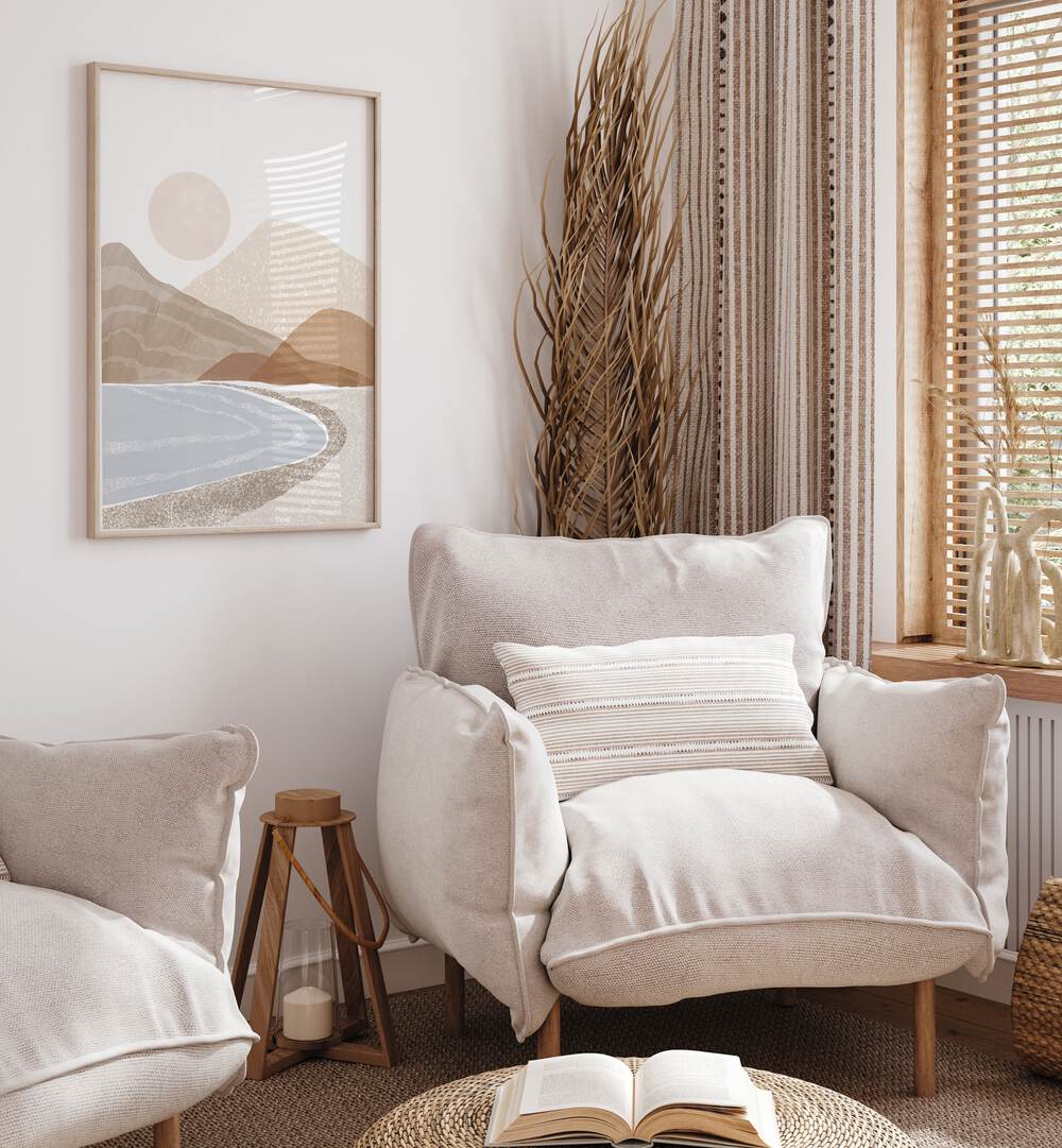 Serene BEACH SUNSET ART, LANDSCAPE PAINTINGS enhance your decor with coastal charm and tranquility. Perfect for any space.