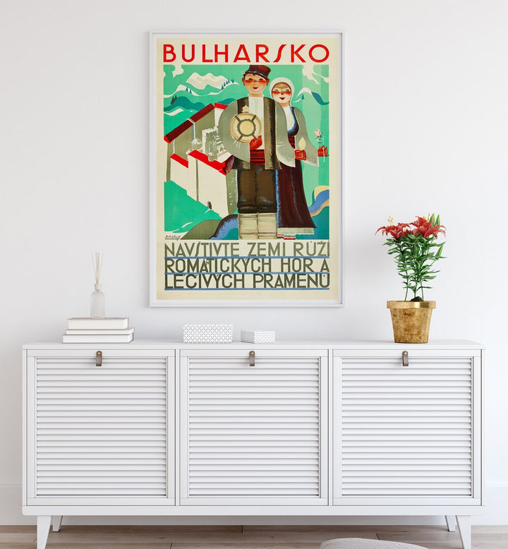 Explore BULHARSKO, VINTAGE TRAVEL POSTERS showcasing Bulgaria's charm, history, and picturesque landscapes.