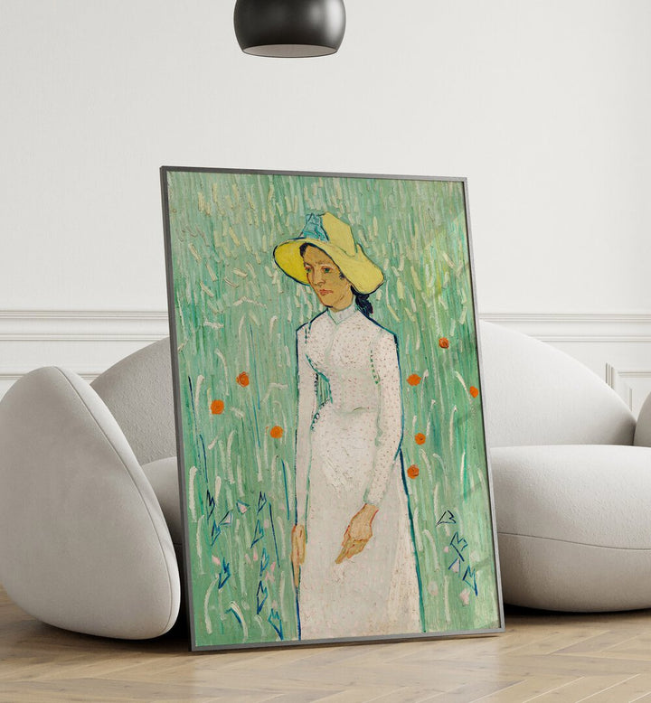 GIRL IN WHITE (1890) ,  VINTAGE PAINTINGS