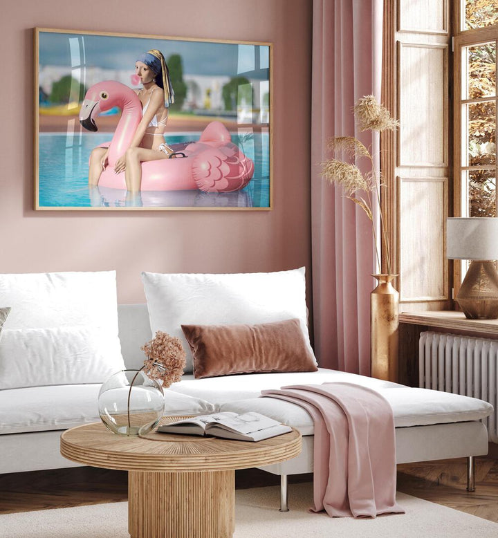 Captivating SEXY PEARL, ALTERED ART PRINTS by DIKHOTOMY enhances your decor with unique artistic flair.