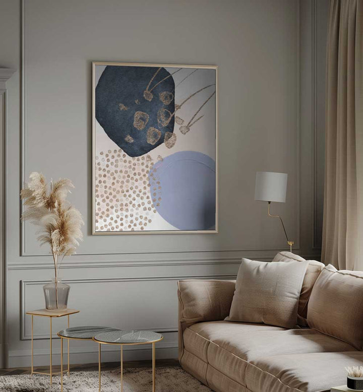 WITH MUAVE I , BOHO ART PAINTINGS