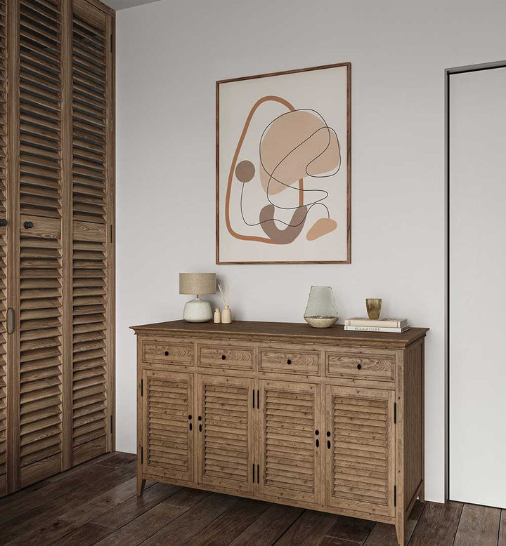 ABSTRACT LINE MOVEMENT II , BOHO ART PAINTINGS