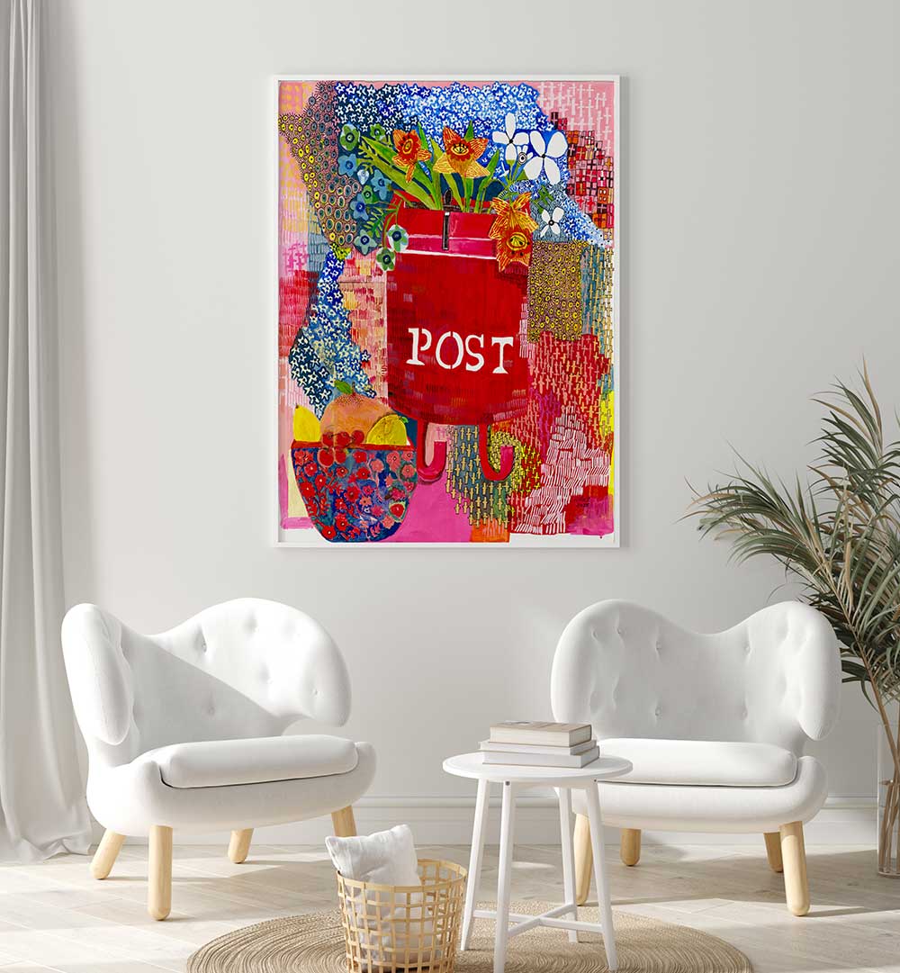 HEY YOU GOT MAIL , FLORAL FLOWER PAINTINGS