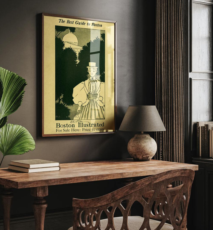 THE BEST GUIDE TO BOSTON , VINTAGE PAINTINGS