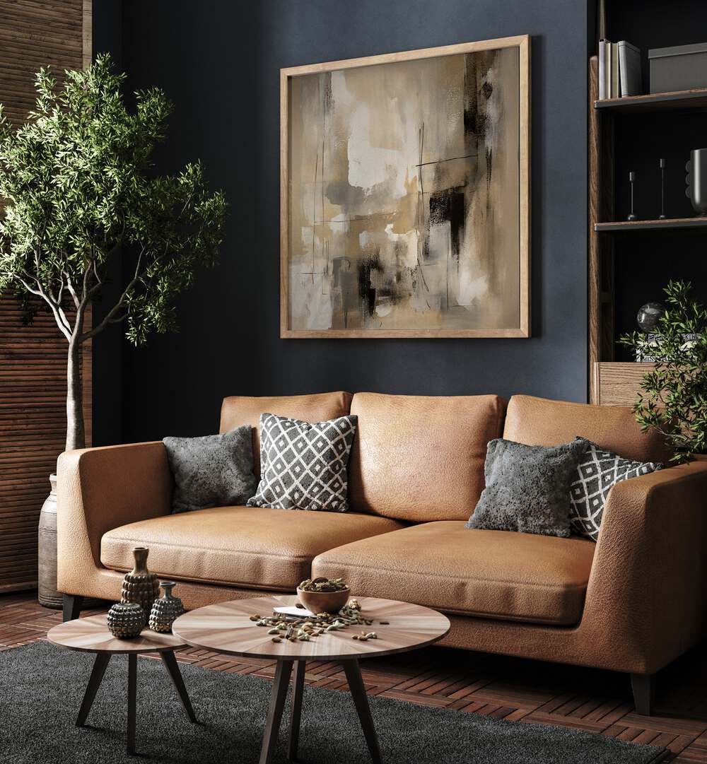 Elevate your space with PO III, ABSTRACT PAINTINGS by Emel Tunaboylu, showcasing modern elegance on premium canvas.