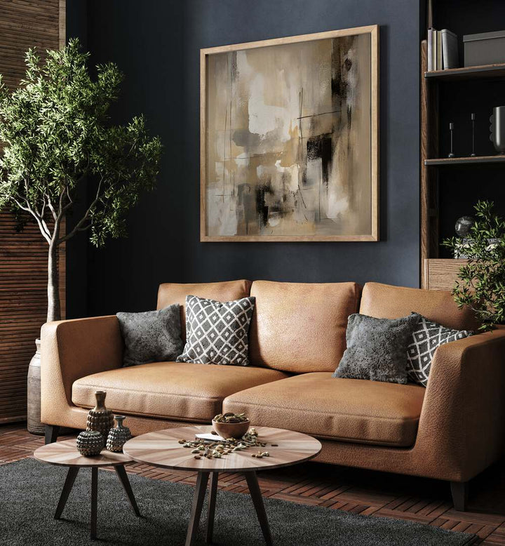 Elevate your space with PO III, ABSTRACT PAINTINGS by Emel Tunaboylu, showcasing modern elegance on premium canvas.