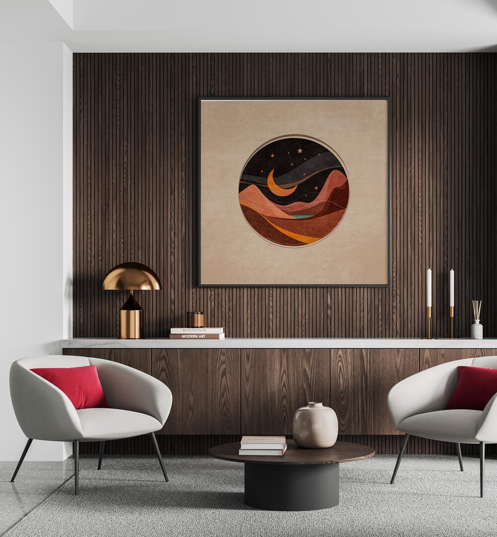 CEMBER GECE SAHNESI, BOHO ART PAINTINGS enhance your space with Emel Tunaboylu's captivating canvas artwork.