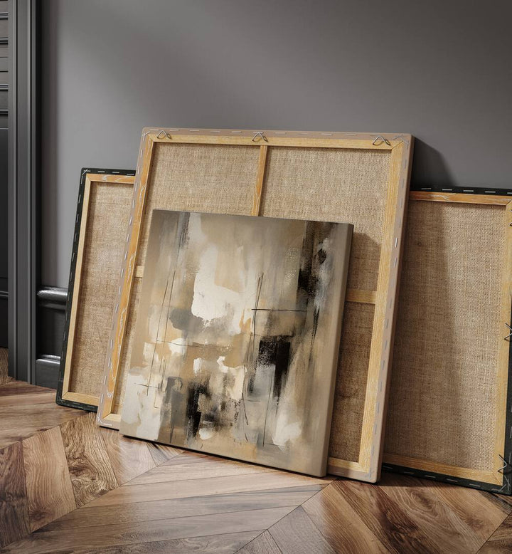 Elegant PO III, ABSTRACT PAINTINGS by Emel Tunaboylu, showcased on premium canvas for modern decor enhancement.