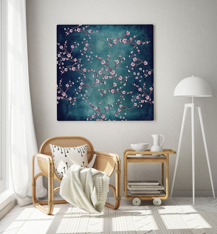 Cherry Blossom Dream, Floral Flower Paintings bring elegance and color to any space with exquisite floral brushstrokes.