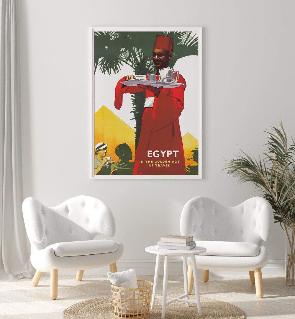Explore the charm of EGYPT, VINTAGE TRAVEL POSTERS featuring iconic pyramids and rich cultural heritage.