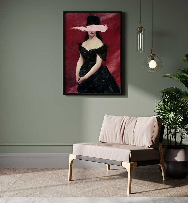BLACK DRESS III , ALTERED ART PRINTS