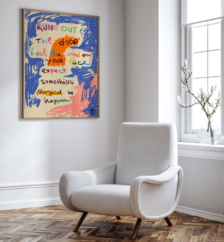 Transform your space with our MAGICAL DAY MESSAGE, QUOTES poster, inspiring positivity and creativity daily.