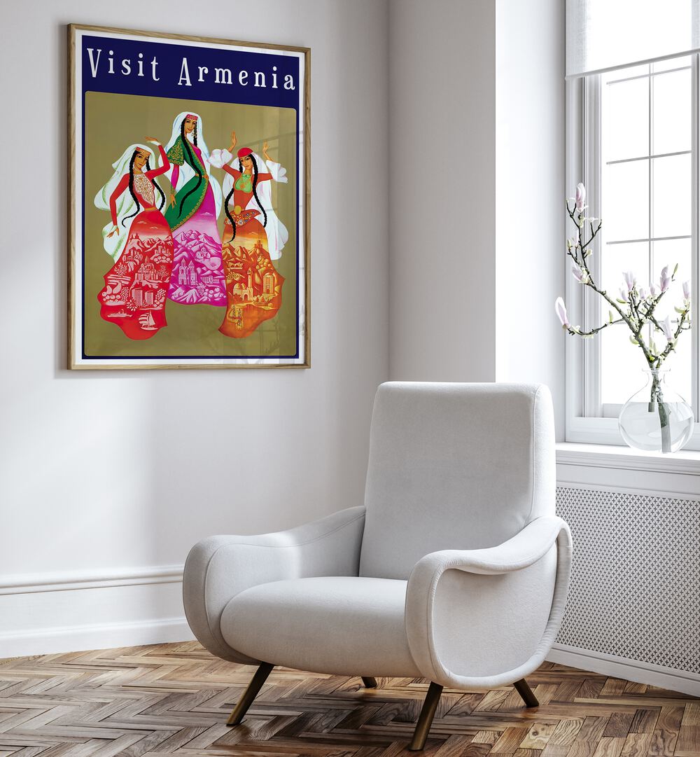 Discover ARMENIA, VINTAGE TRAVEL POSTERS showcasing vibrant art and culture, perfect for unique home decor.