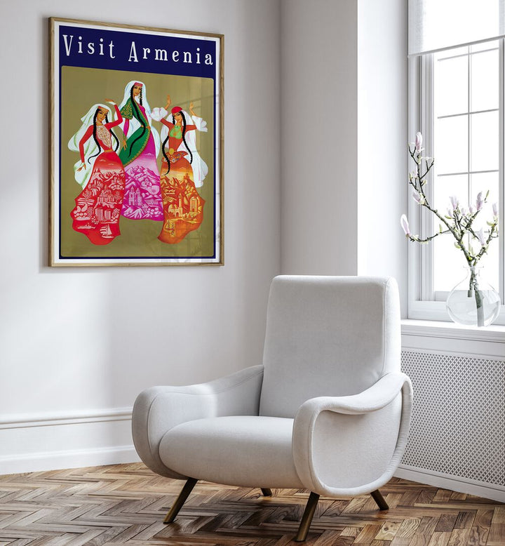 Discover ARMENIA, VINTAGE TRAVEL POSTERS showcasing vibrant art and culture, perfect for unique home decor.