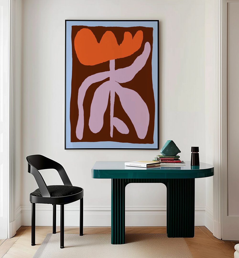 Vibrant ABSTRACT TULIP, FLORAL FLOWER PAINTINGS elevate your space with bold colors and abstract design.